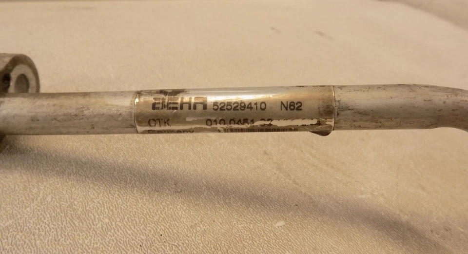 02-08 BMW 745Li Aire Acondicionado Compresor Manguera Tubo OEM 52529410 Foto 4 de 4