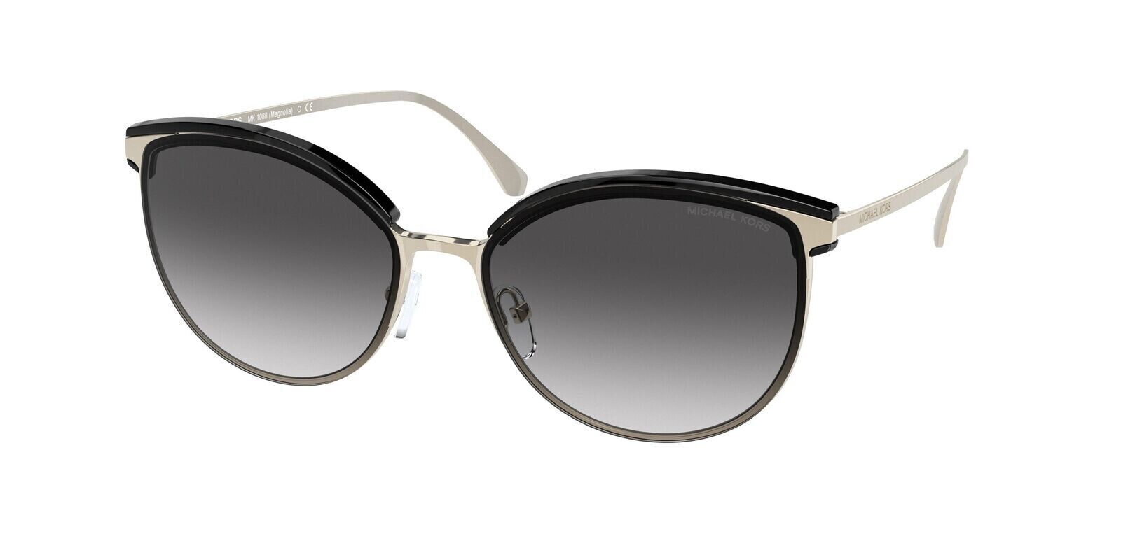 Солнцезащитные очки Michael Kors MK1088 10148G 59 Magnolia в золотой оправе с серыми линзами