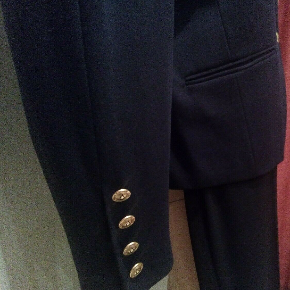 Blazer Chic Basler Noir/marron Avec Sequins - Taille 42, Occasion Très Bon état, Style élégant