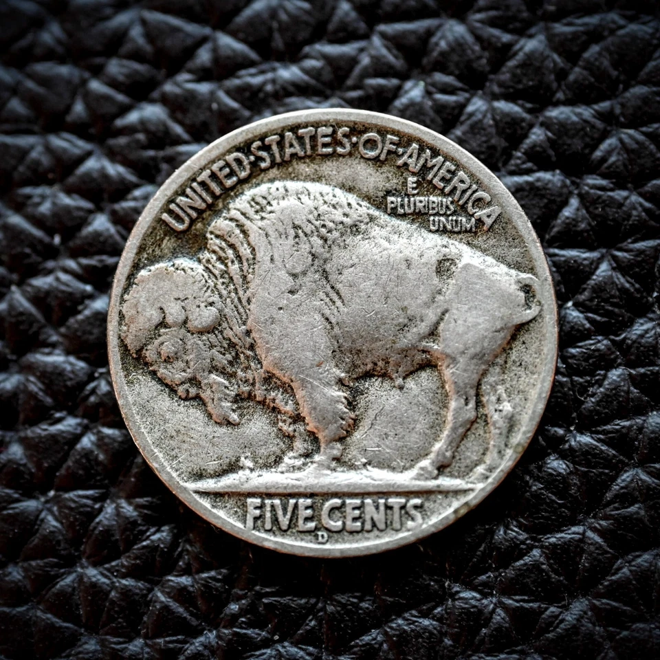 (ITM-6250) 1917-D Buffalo Nickel ~ Very Fine Condition ~ COMBINED SHIPPING! - Image 2 of 3