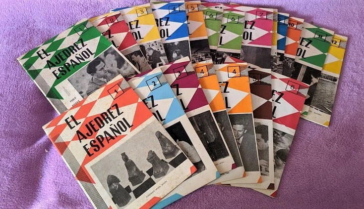 EL AJEDREZ ESPAÑOL REVISTA MENSUAL JOSE L. LOPEZ IGLESIAS, ROMAN TORAN 1961 1963 - Imagen 1 de 2
