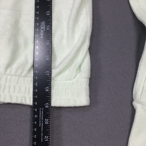 Athleta Girl Hoodie Full Zip Jacket Girls XL (14) Surf and Sand Terry Cloth - Picture 12 of 14