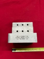 Starrett 580 Precision Angle Plate,  3" x 3" x 3"  IN STOCK