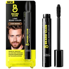 1 Day Temporary Beard Dye for Men - Light Brown Beard Mustache  Eyebrow Colo...