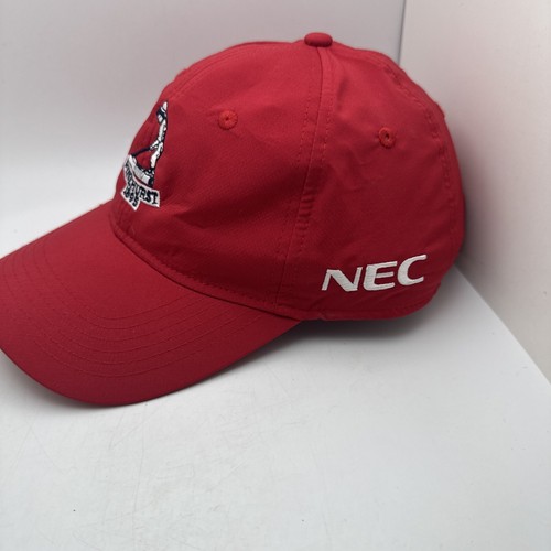 PINEHURST 1895 Golf Hat STAFF by ahead Red adjustable Cap GR19 - Picture 3 of 5