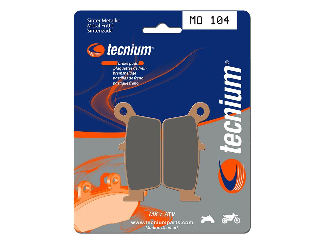 Plaquettes de frein Tecnium CR 500 R pour rénover l'étrier arrière de 1987-2001