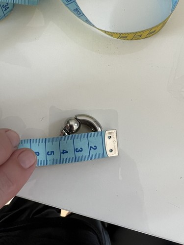 Gay Ler PA Klemmkugelring Piercing 16x8x12 Neu Top Zustand - Bild 2 von 5