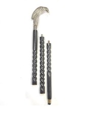 Antique Brass Victorian Handle Wooden Vintage Style Walking Stick Cane Designer