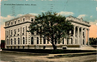 Dallas, Texas, Scottish Rite Cathedral, S. H. Kress & Co., Galvest Postcard