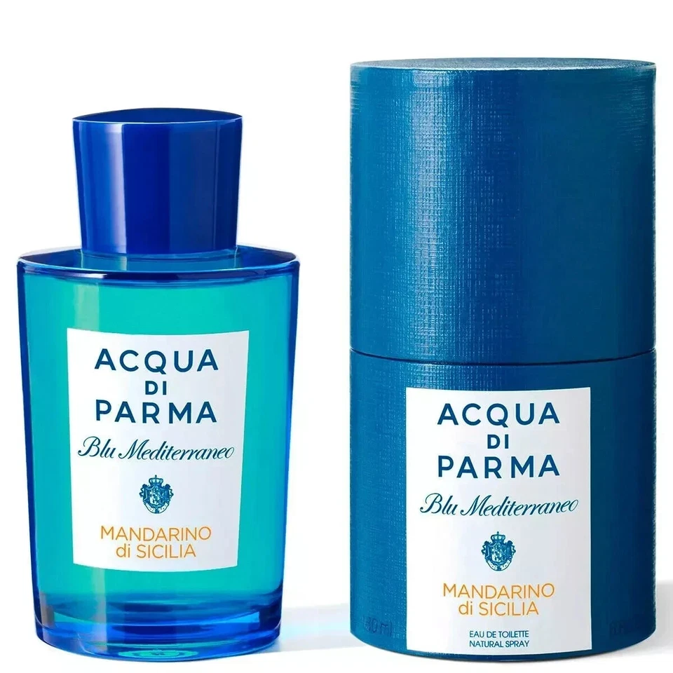 ACQUA DI PARMA BLU MED MANDARINO DI SICILIA-EDT-SPR-6,0 OZ-180 ML-AUTÉNTICO-ITALIA Foto 4 de 4