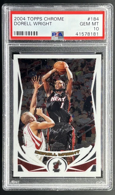 2004 Topps Chrome Dorell Wright #184 PSA 10