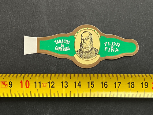 tabacos canarias flor fina series NOS 24 labels cigar strap spain kings #3838 - Picture 5 of 7