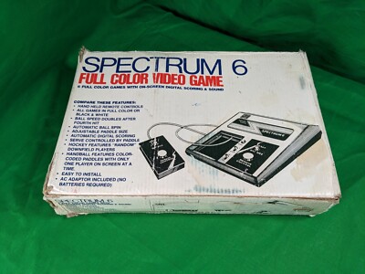 Vintage Spectrum 6 Concept 2000 Color Video Game