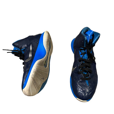 Nike Lunar Hyperquickness Sneakers Shoes Mens size 7.5 Blue Lace Up