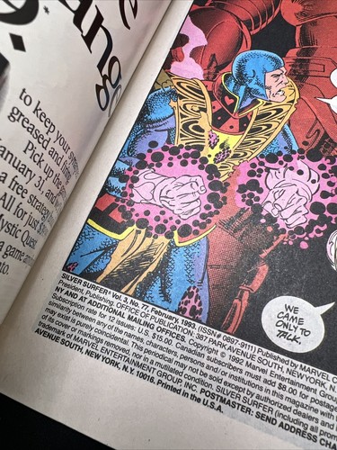 3 Silver Surfer Vol. Lote de 3 cómics números 64,77,81 Marvel 1992 Jack of Hearts - Imagen 11 de 12