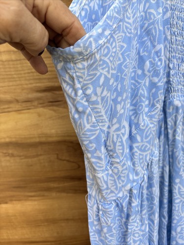 Torrid Blue Floral Lace up Sun dress Size 3 - Picture 10 of 10