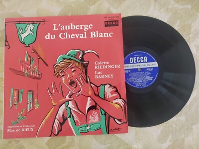 2LP Vinyles 33T Max de Rieux ''L'auberge du cheval blanc'' Riedinger, Barney BE