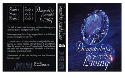 Diamonds for Successful Living - John Hagee (7  Dvds) Psalms 1-6 -VG Condition