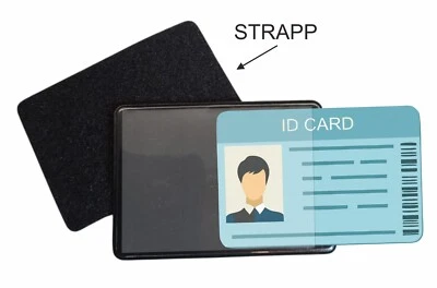 LABCENTER Porta tessera completo di Strap Maschio Femmina, BADGE, CARD, volontari, sanità