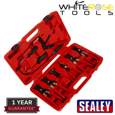 Sealey Schlauchclip Entferner Werkzeug Set 9-teilig KFZ Fahrzeug Service Garage Werkstatt