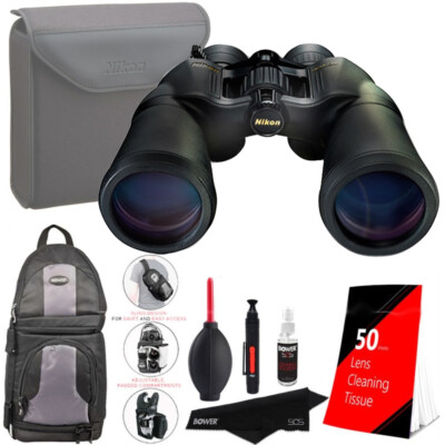 Nikon 8252 Aculon A211 10-22x50 Zoom Binocular with Essential Accessory Kit 