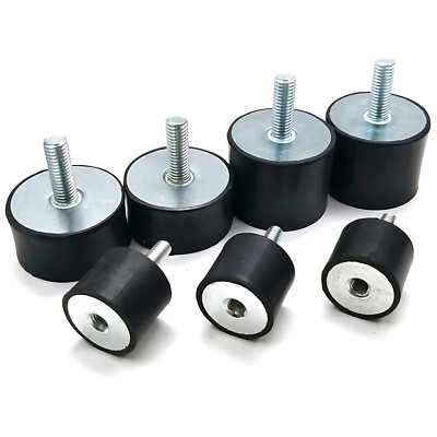 Gummipuffer Dämpfer Silentblock Maschinenfüße Gewinde M6 M8 M10