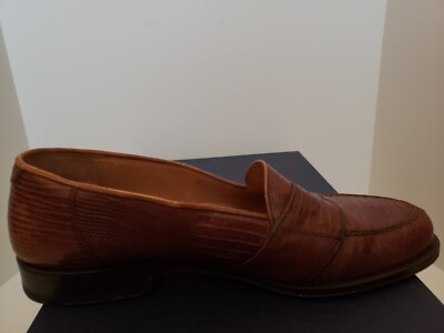 Magnanni Raul men shoe genuine lizard skin penny loafer from  display picture 3