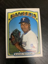 2021 TOPPS HERITAGE RAFAEL MONTERO CARD #82 TEXAS RANGERS B58