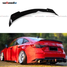 For 22-2026 Honda Civic Yofer Style Gloss Black High Kick Duckbill Trunk Spoiler