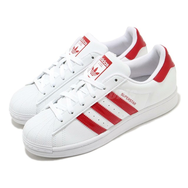 red adidas classic shoes