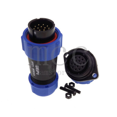 WEIPU SP21 12pin Waterproof Aviation IP68 Waterproof Circular Multipole Plug 5A