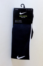 One Pair Of Nike Vapor Knee Highs Socks Black Unisex Kids Size 13C-3Y Football