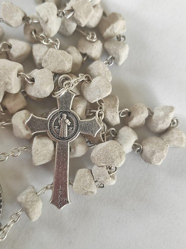 Apparition Hill ROSARY WITH STONE Medjugorje catholic St. Benedict Gift - Picture 3 of 6