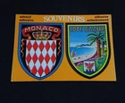 French Postcard : Monaco - Côte D'azur Adhesive Stickers Souvenir Postcard : 80s