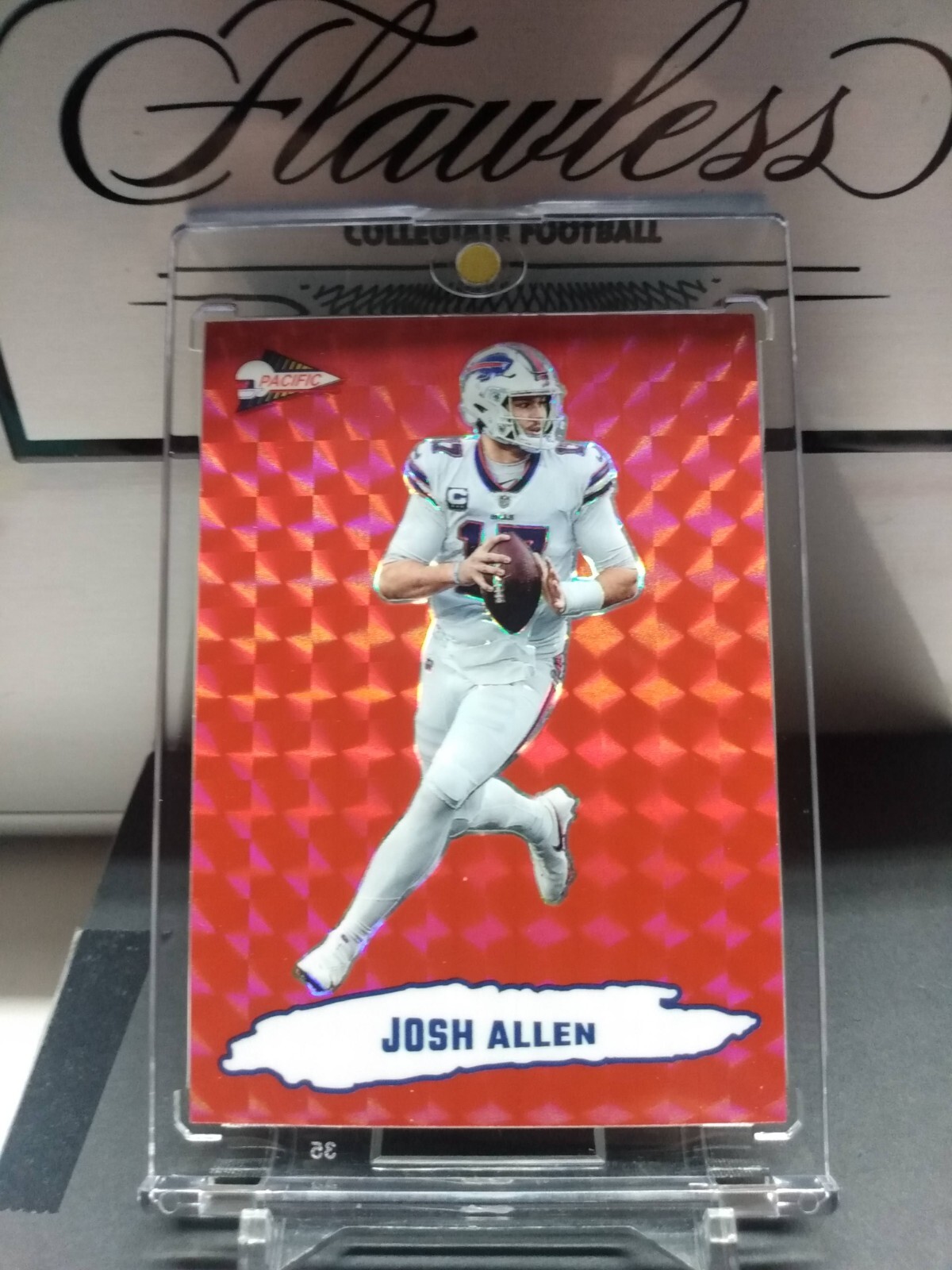 2022 Panini Zenith "92 Pacific" Tribute Josh Allen #PAC-1 SP Red Mosaic Prizm