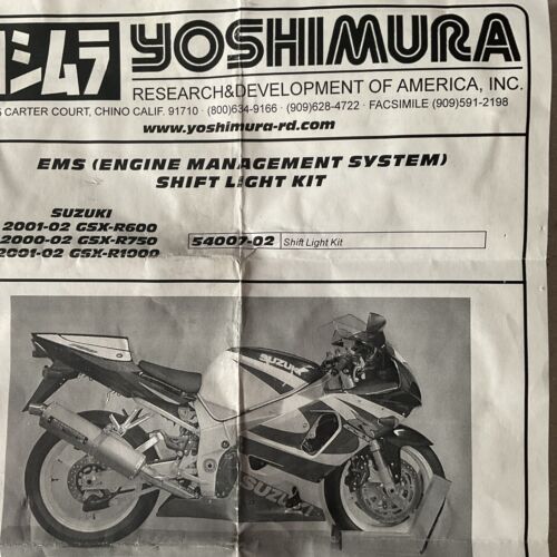 Yoshimura EMS Shift Light Kit for GSXR 600, 750 1000 years 2000 - 2002 54007-02 - Picture 7 of 10