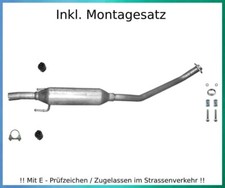 Mittelschalldämpfer Toyota Corolla (E12) 1.4 1.6 Bj.04-07 Auspuff Montagesatz