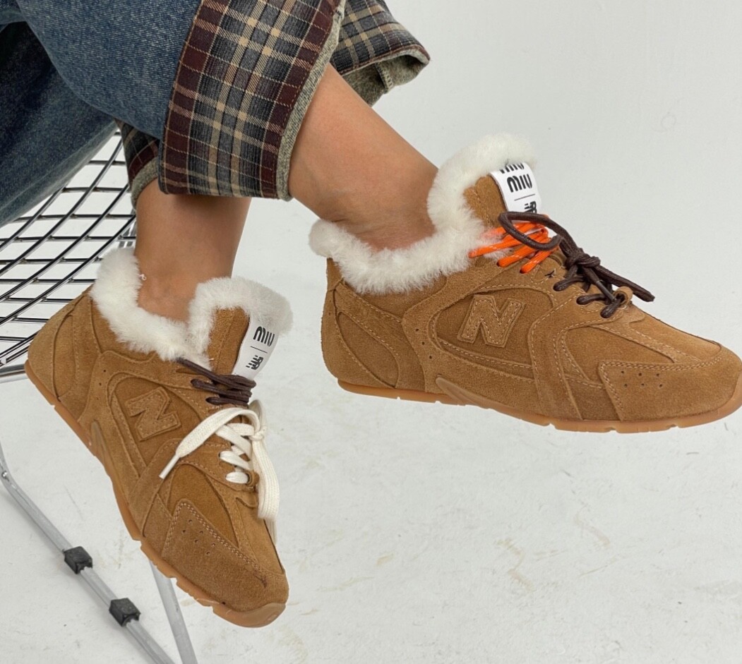 New Balance Miu Miu winter with fur, size 38