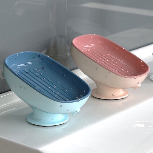 Neu 2X Super Saugnapf-Seifenschale mit Ablaufwasser für Badezimmer-Seifenhalter - Bild 2 von 19