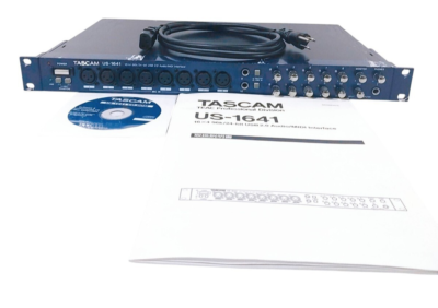 TASCAM US-1641 USB Audio Interface with 8 Mic Inputs Used Tested w