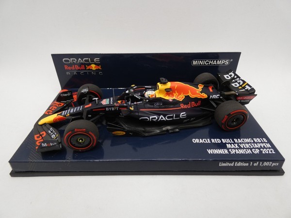 Red Bull Racing RB18 Max Verstappen #1 Winner Spanish Gp 2022 Minichamps 1/43-image