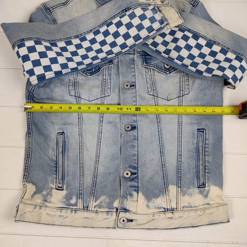 CULT OF INDIVIDUALITY Jean Jacket Men's Size Large L Cotton Blue DENIM Jeans NEW - Picture 6 of 9