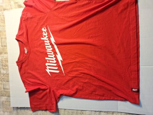 Milwaukee Tools T-Shirt XL Red Gildan - Picture 4 of 9
