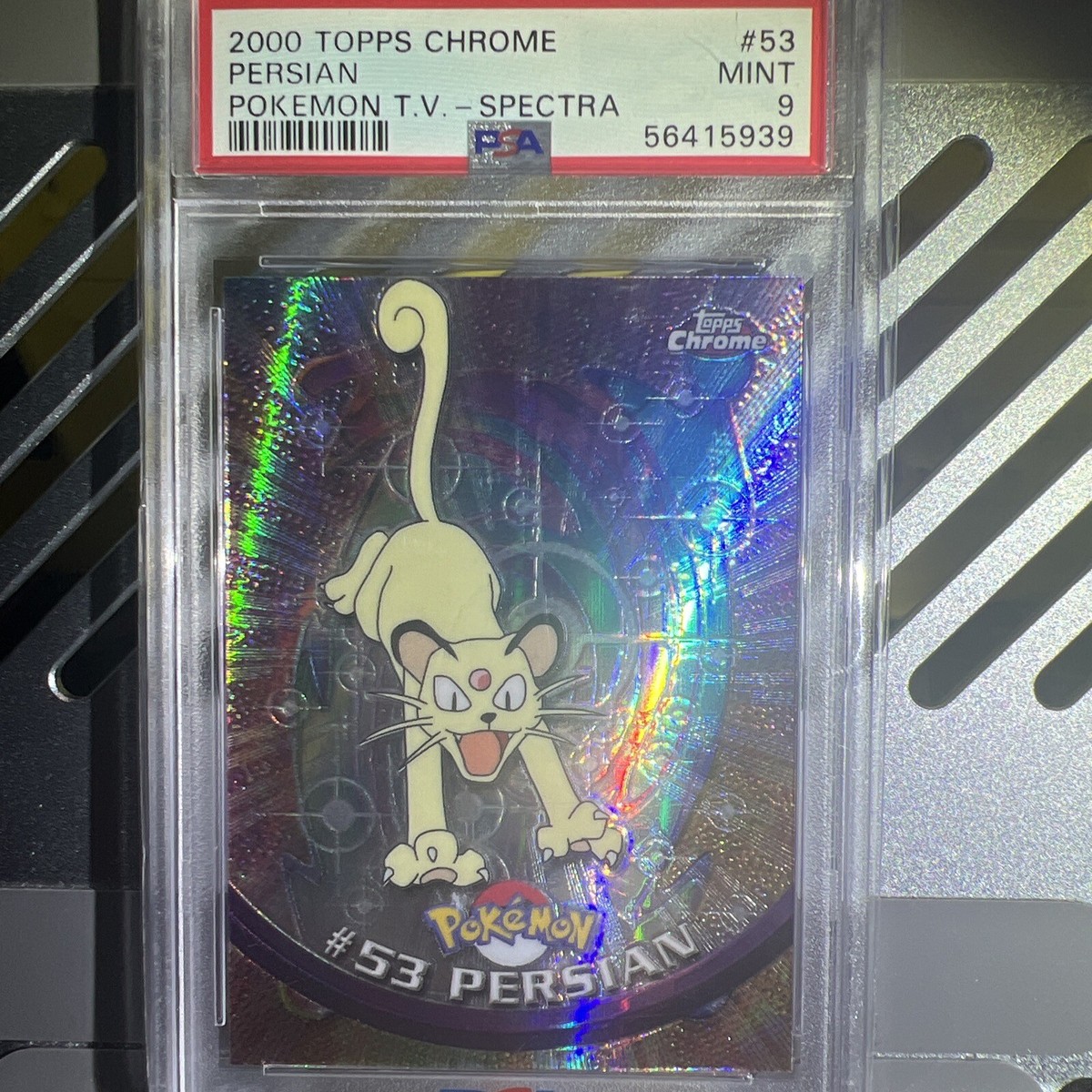 ポケモン2000 ホログラムカード 🔥PSA 9 SPECTRA🔥2000 Pokemon Topps Spectra Chrome Persian #53 | eBay