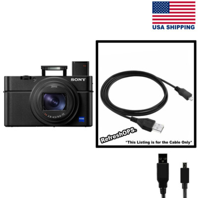 Sony Cyber-shot DSC-RX100 VI Digital Camera USB Cable Transfer Cord Replacement