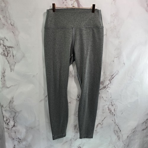 Nobull Leggings Womens Large High Rise Gray Crop Capri Heathered 7/8 - Picture 5 of 10