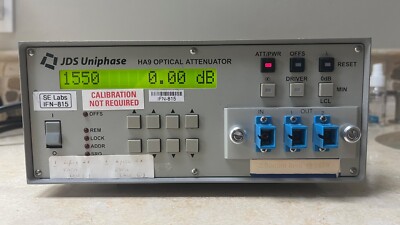 JDS Uniphase HA97E+18ASC1 HA9 Optical Programmable Attenuator - Dual Output