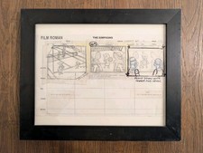 Simpsons Film Roman Storyboard featuring Venus Williams (2001) Framed