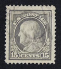 CKStamps: US Stamps Collection Scott#418 15c Franklin Used Crease