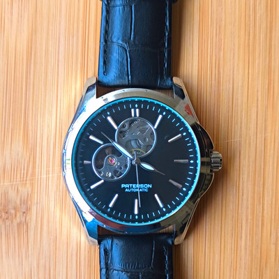 Paterson Richmond Collection 3804 Automatik Herrenuhr Skelett, Sichtboden